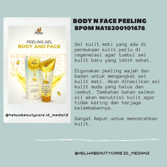 Body n Face Peeling Gel Helwa