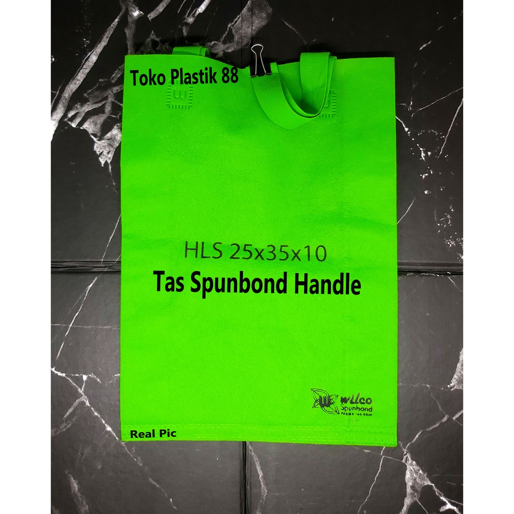 

[1 pcs] Goodie Bag | Tas Spunbond | Tali HLS 25x35x8. HLS2535