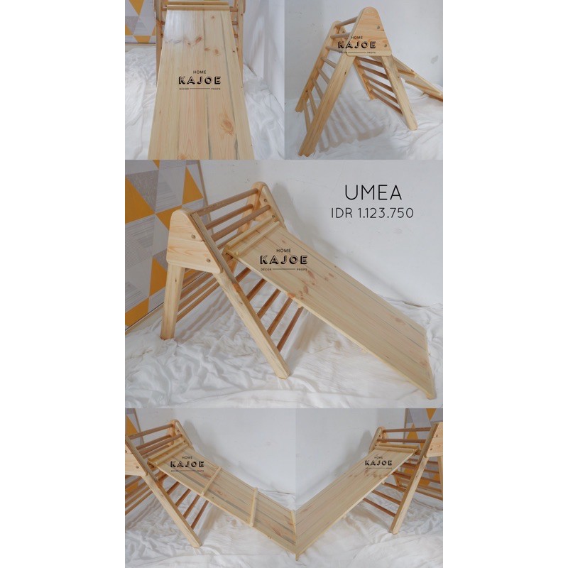 Produsen Pikler Perosotan Kayu Anak (Panjatan+Perosotan)