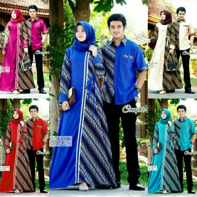 COUPLE GAMIS RENDA # KAPEL BATIK GAMIS KOMBINASI