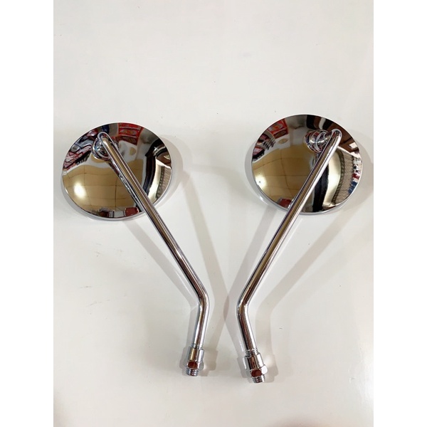 SPION BULAT SCOOPY / SPION RETRO VESPA PANJANG BESI CHROME