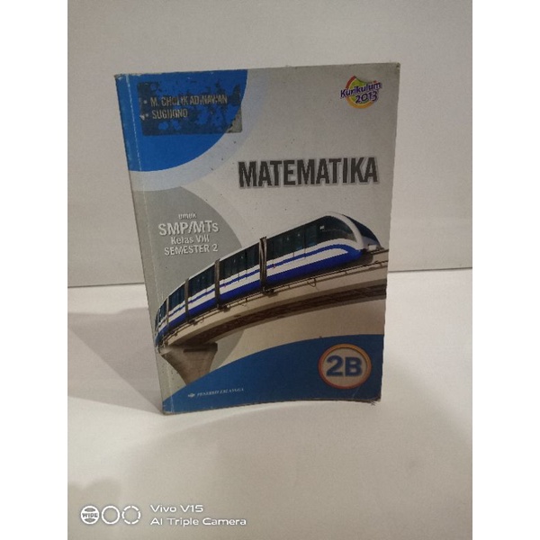 buku Matematika SMP kelas 8 semester 2