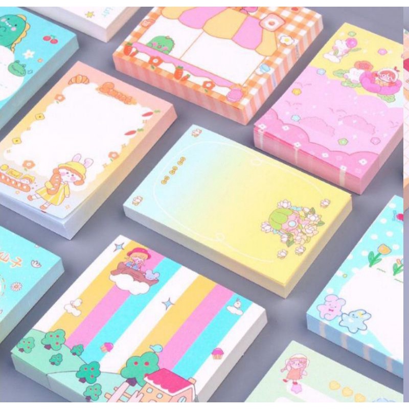 

MEMO PAD MOTIF KARAKTER / STICKY NOTE