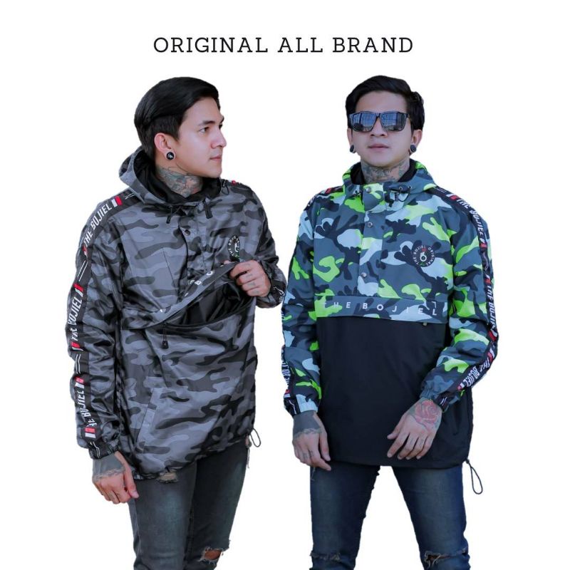 Jaket Pria Cagoule Limited Edition Premium The Bojiel Original - Jaket Printing Army Termurah