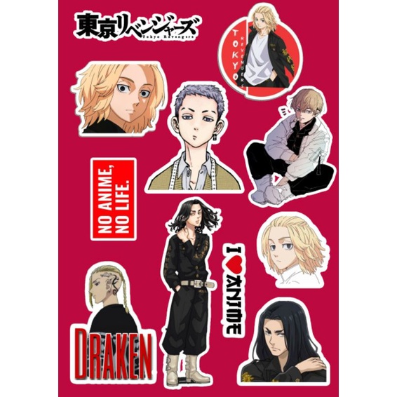 STICKER ANIME // STIKER ANIME UNCUTTING // STICKER TOKYO REVENGERS NARUTO HAIKYUU ATTACK ON TITAN KIMETSU NO YAIBA JUJUTSU KAISEN HXH ONE PIECE-TOKYO REVENGERS