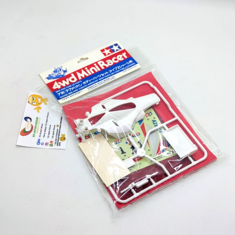 Tamiya Mini 4WD Azente - American Body Parts Set For Type 2 Chassis - item 92048