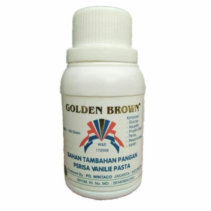 

vanila pasta golden brown 100gr TERLARIS TERPERCAYA ORIGINAL