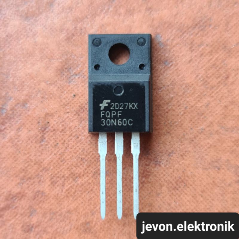 IC Transistor Mosfet FQPF 30N60 C Kecil 30N60C