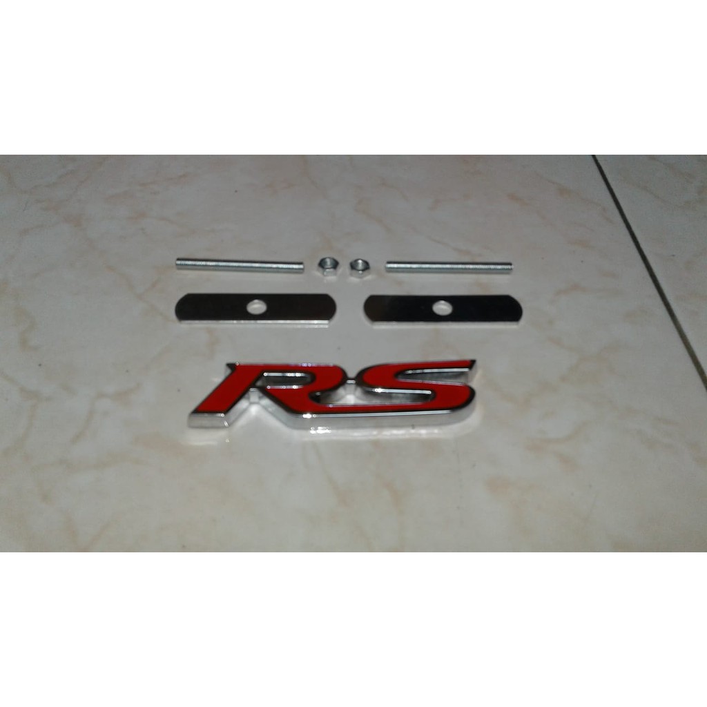 Logo Emblem RS Grill Depan