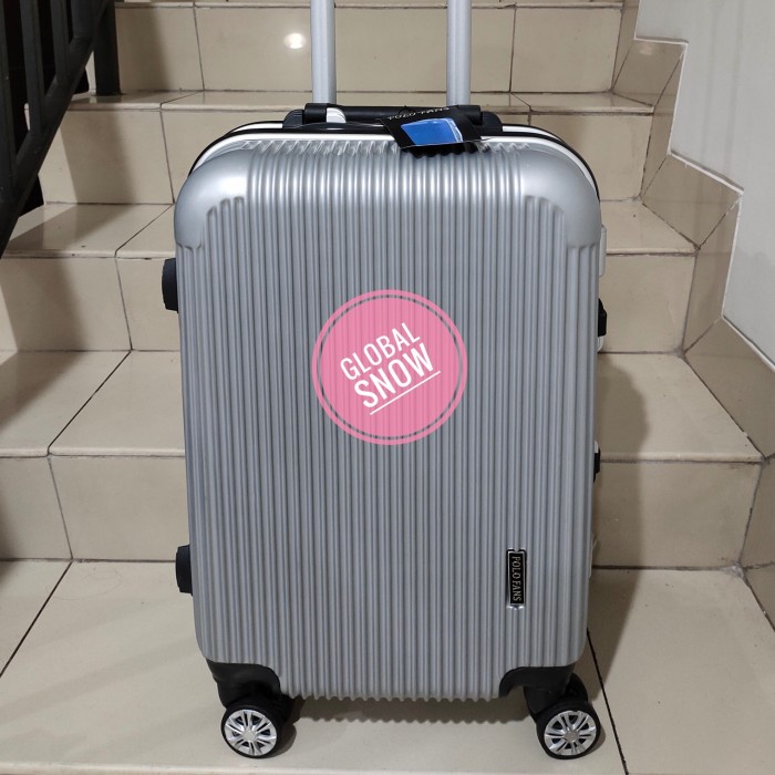 {kiranastore} KOPER 20INCH NON ZIPPER / KOPER 20 INCH UNZIPPER / TANPA RESLETING - Silver Diskon