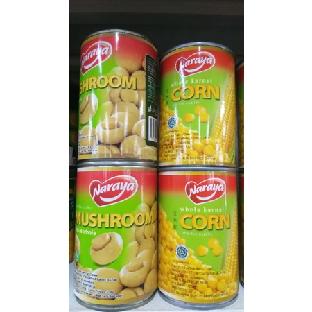 

KZ - naraya whole kernel corn & choice whole musrhoom 425g