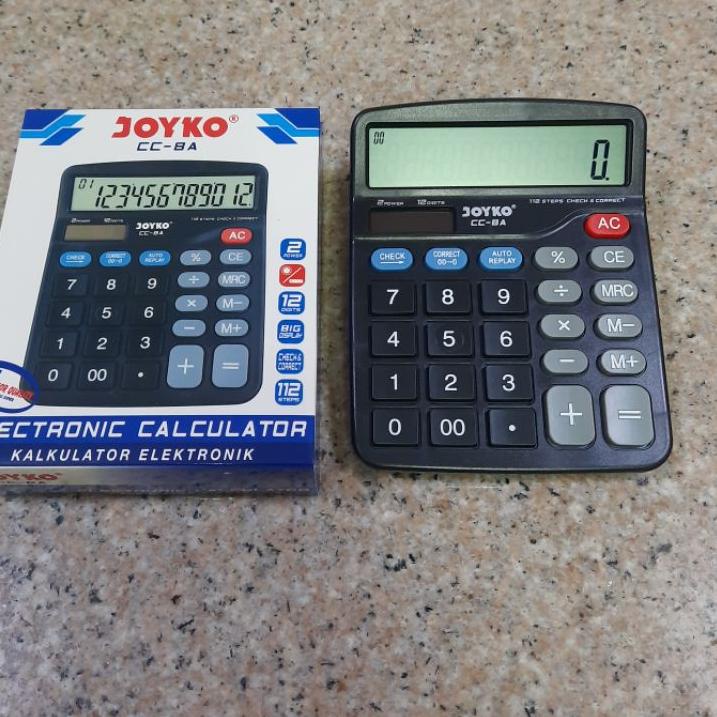 

Special Kalkulator Joyko CC-8A 12 Digit / Calculator Joyko CC-8A