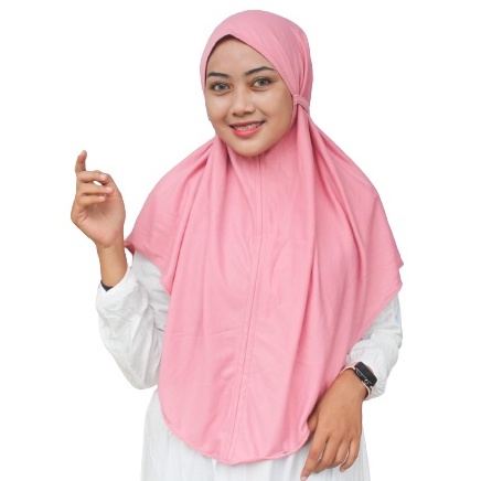HIJAB BERGO JUMBO NON PET BAHAN KAOS TC • BERGO MALAY CANTIK NYAMAN
