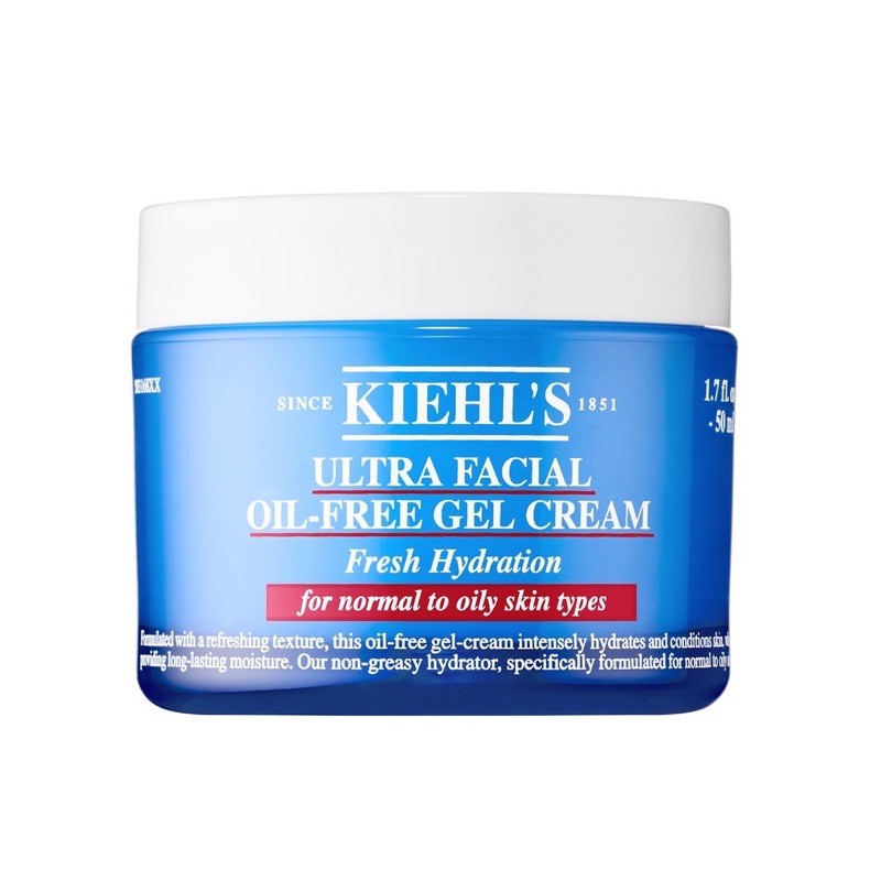 K*iehls Ultra Facial Oil Free Gel Cream 50 ml/7 ml/14ml