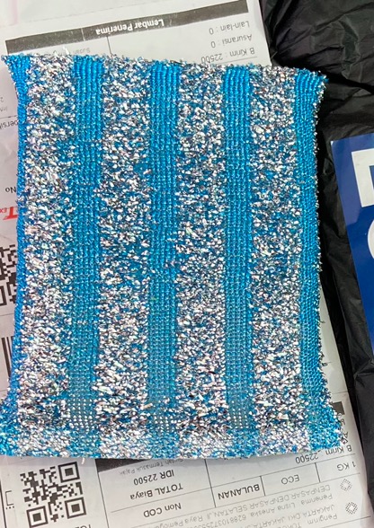 Spon Cuci Piring/ Busa Cuci Piring Metalik