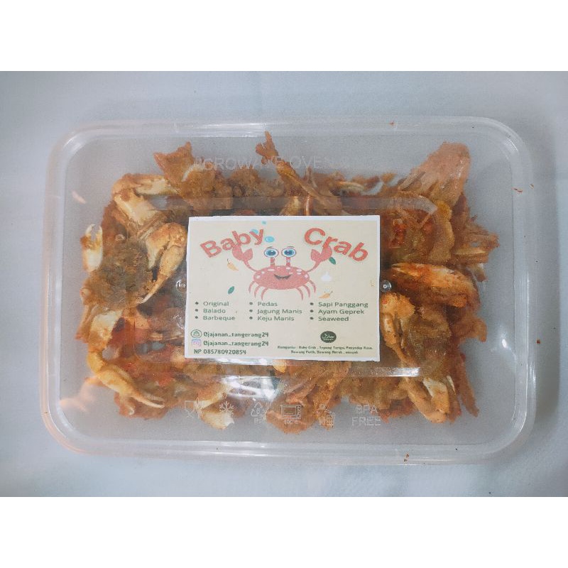 

Baby Crab Crispy Kemasan Box 500ml | Rajungan Krispy | Bayi Kepiting