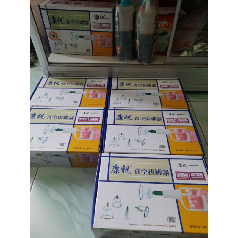 alat bekam kangzhu 12 cup tebal