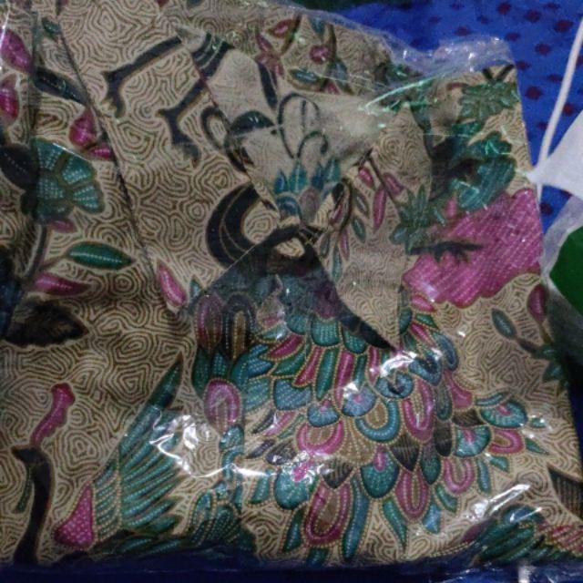 Silvia Batik12 Jumbo Krb114 B Hem Pria Pendek Katun Primis Premium Big Size Besar Xxl Xxxl 3l 4l 5l