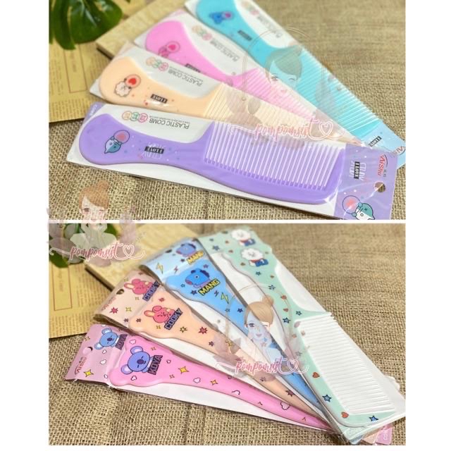 SISIR RAMBUT BTS BT21 KARAKTER MOTIF LUCU MODEL PANJANG FANCY CANTIK