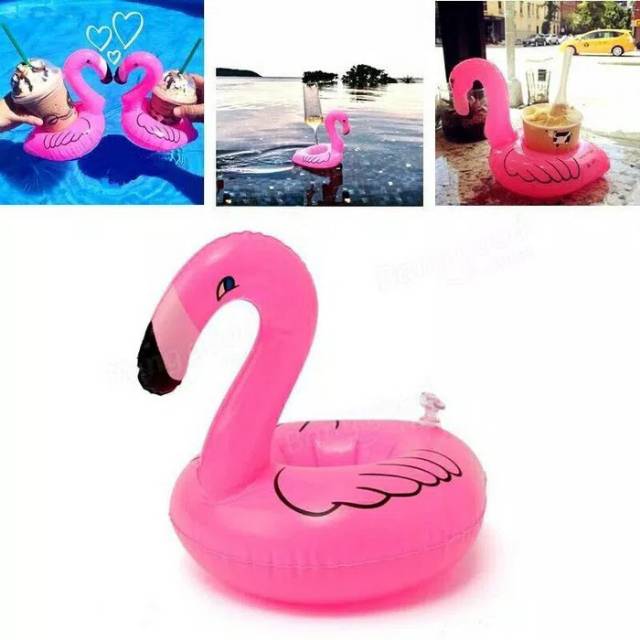 Floaties Drink Holder Flamingo or Angsa