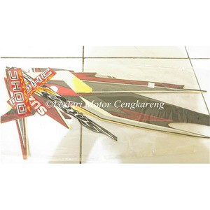 Striping Lis/Stiker body motor Satria Fu 2009 Merah