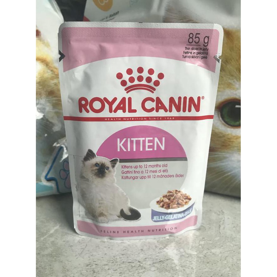 Pakan Kucing Makanan Kucing Royal Canin Kitten Instinctive Jelly