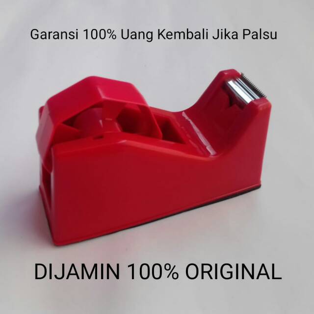 

Dispenser Selong Slong Tape Cutter Pemotong Pita Solasi Alat Untuk Pemotong Memotong Lakban Solasi