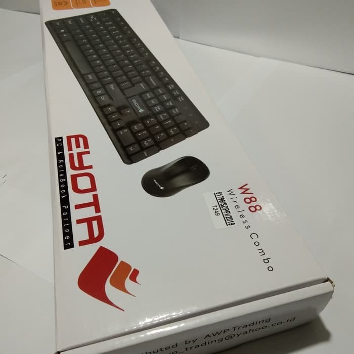 Keyboard Mouse Wireless Eyota W88 Combo