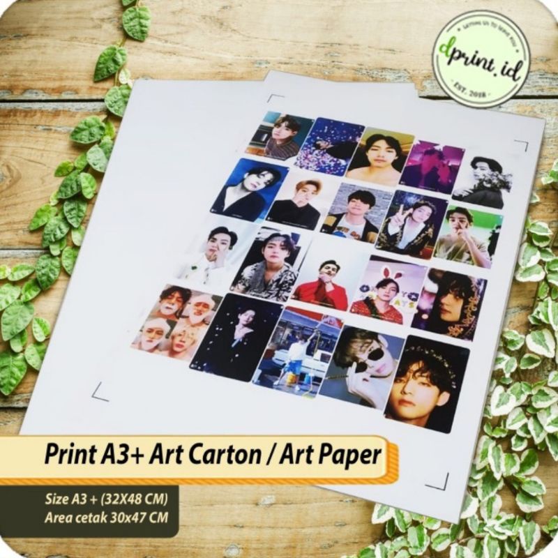 

Cetak Print A3+ Art Karton 260/ Art Paper 150