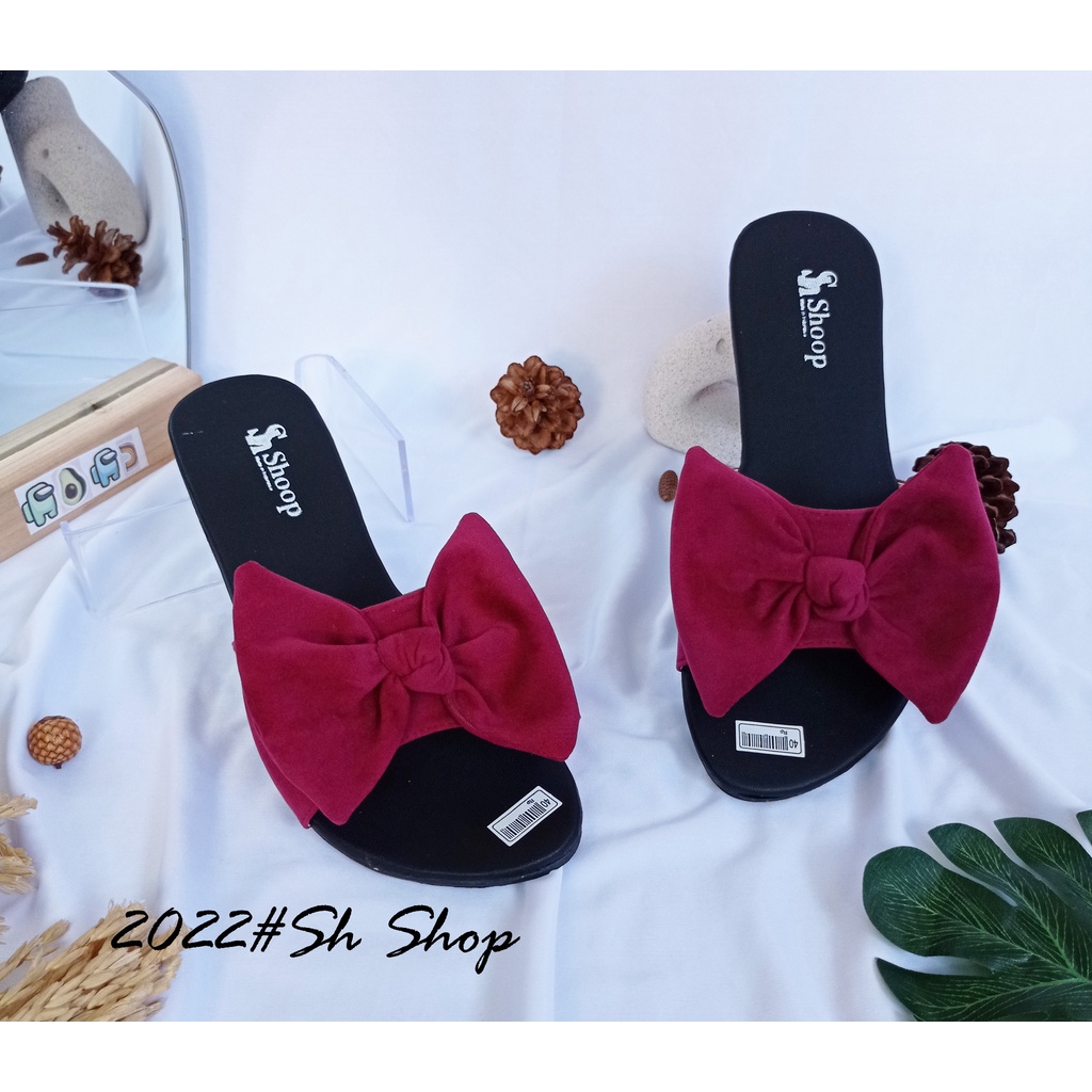 Sendal Wanita Kokop Pita Ad 01 Marun