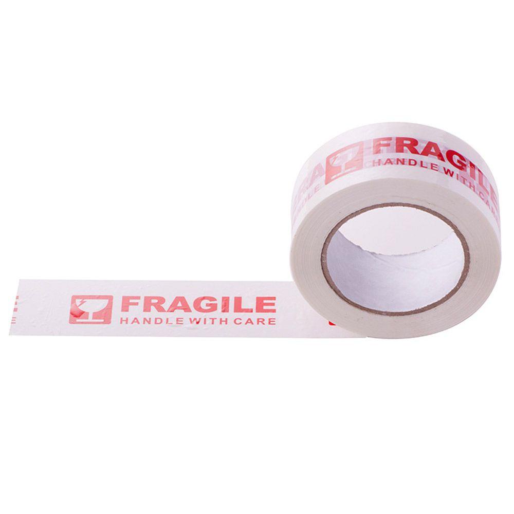 Preva Fragile Warning Tape High Viscosity Express Box Logistik Penyegelan Karton