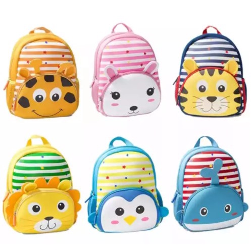 Mikusoo Ransel Sekolah Mini Karakter Fashion Kids Backpack Tas karakter anak Cute