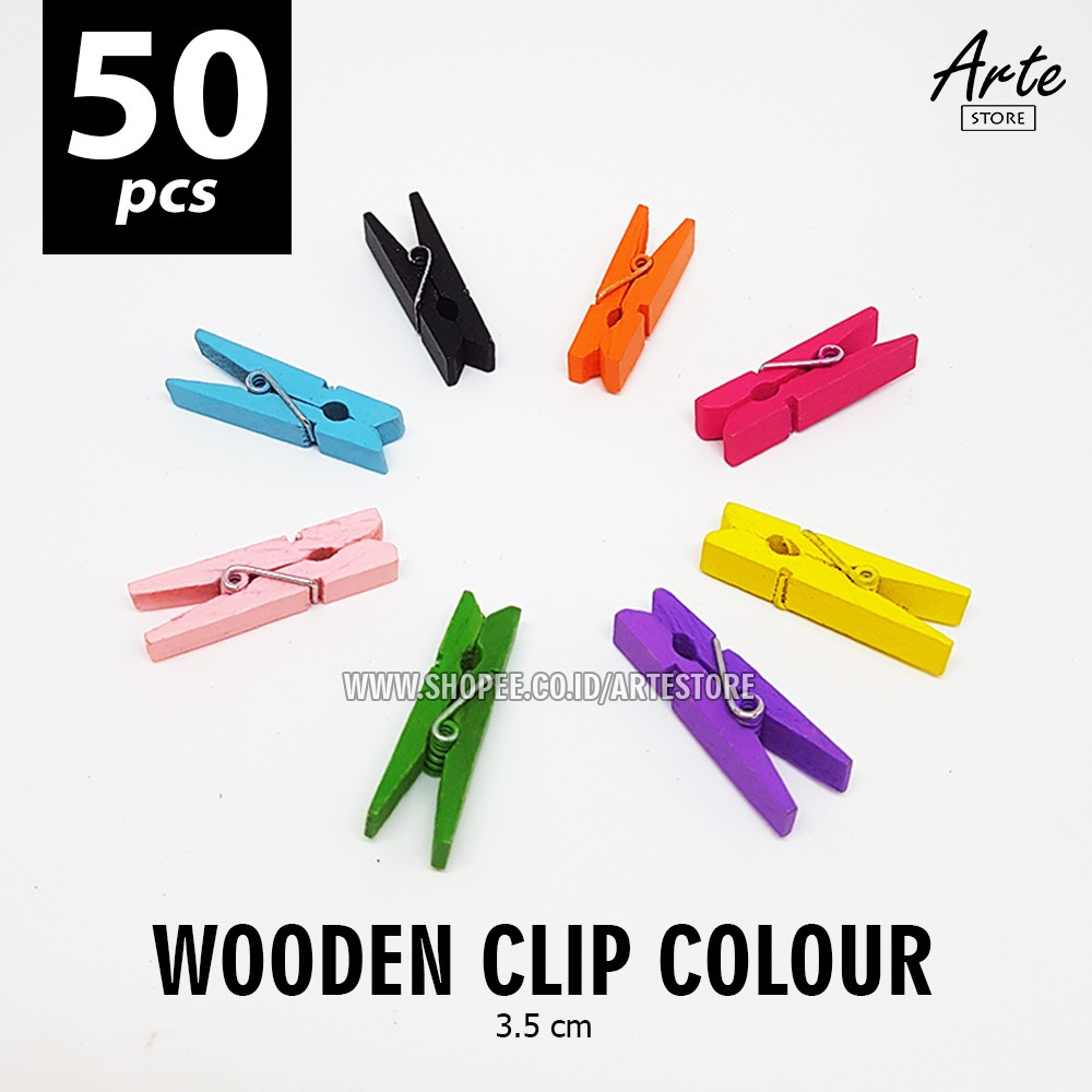 Wooden Clip - Jepitan Kayu Warna