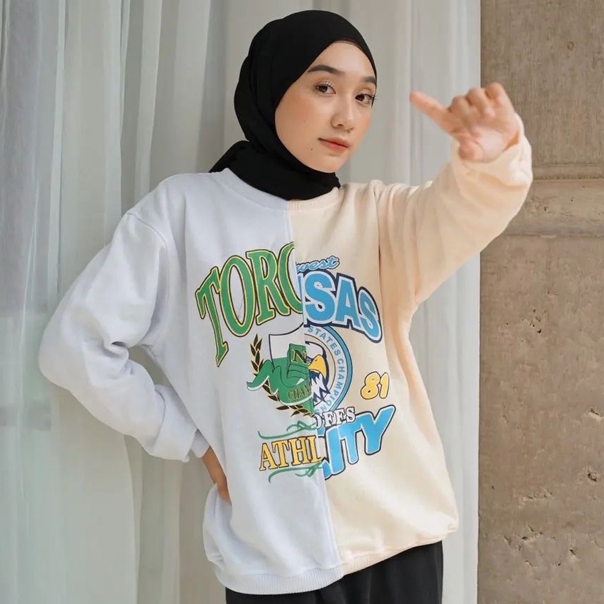 Public - Athletic City Basic Sweater - Sweater Wanita Terbaru