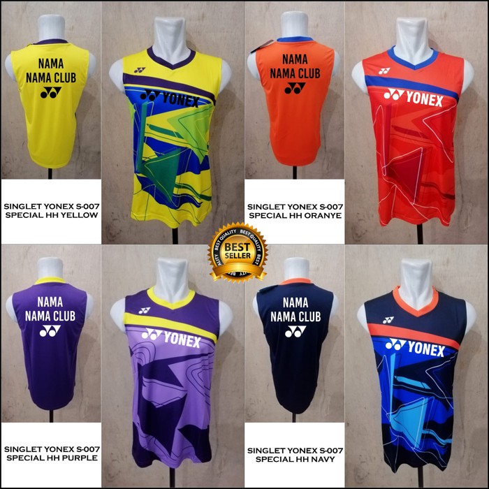  Kaos  singlet  yonex  S 007 SPECIAL HH singlet  badminton  