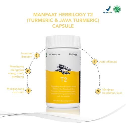 Herbilogy T2 (Turmeric &amp; Java Turmeric) 30 capsule