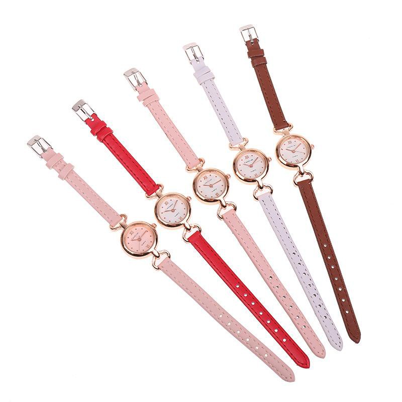 ✅Grosir Jam Senen - Jam Tangan Wanita Analog Model Bulat Jam Tangan Wanita Kecil Tali Kulit