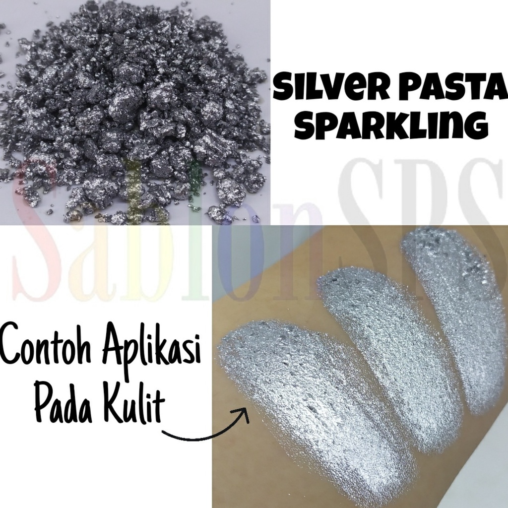 PASTA ALUMUNIUM SILVER SPARKLING 100GR