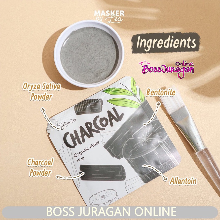 (BOSS) (BARU) LEA GLORIA ORGANIC MASK 10gr  - Lea Gloria Masker Organic 10gr Travel size