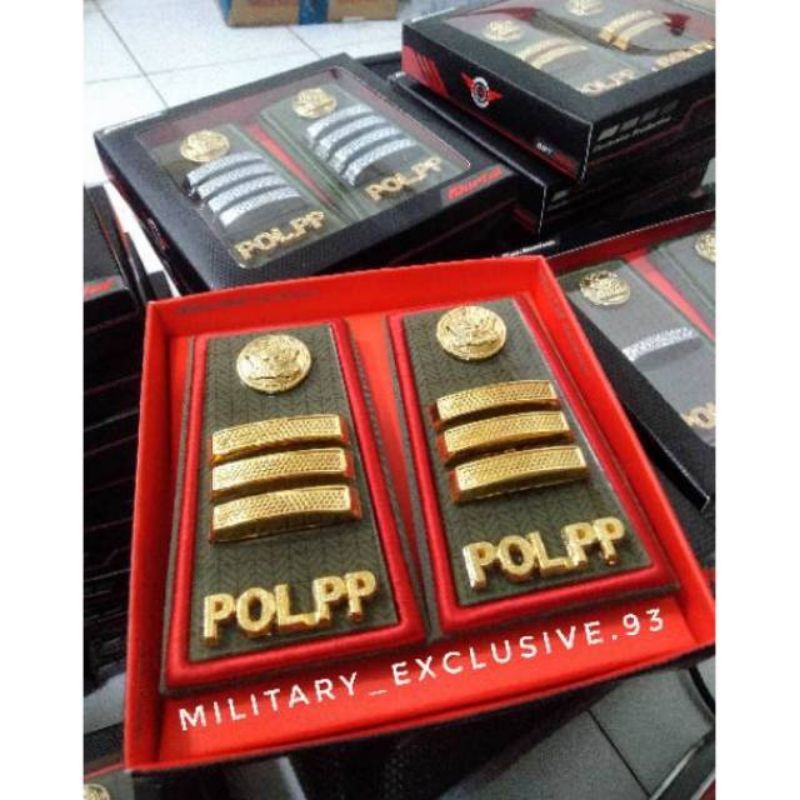 Pangkat PDH/Atribut SATPOL-PP Golongan 3C pangkat/Atribut polpp /Drii_Colection