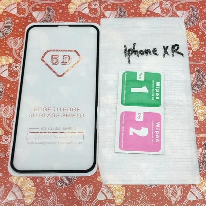 Tempered glass full iphone XR iphoneXR kaca golira glass full mantap