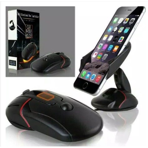 Holder HP MOUSE Mobil Car Holder Smartphone Dudukan Handphone [AHP11]