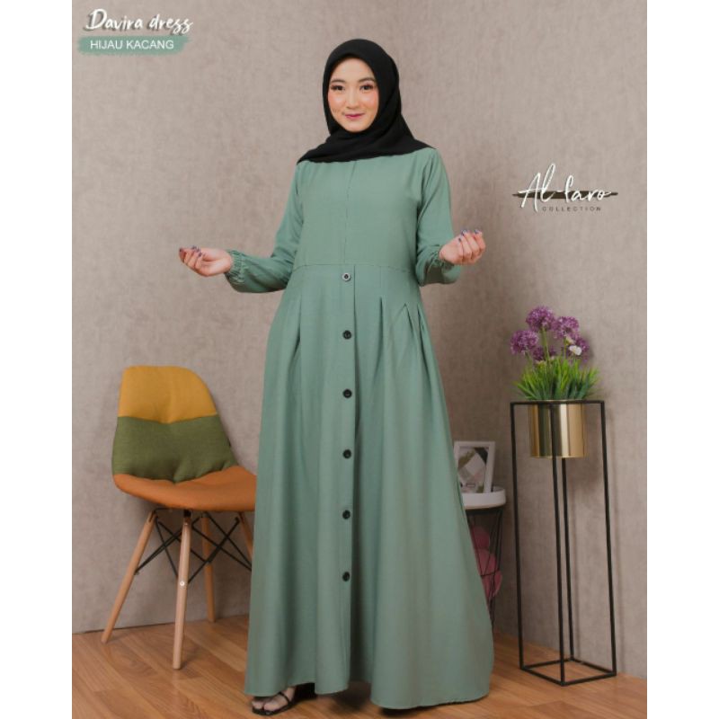 Gamis Davira Dress Ori by Al-Faro Collection Gamis Ori Alfaro
