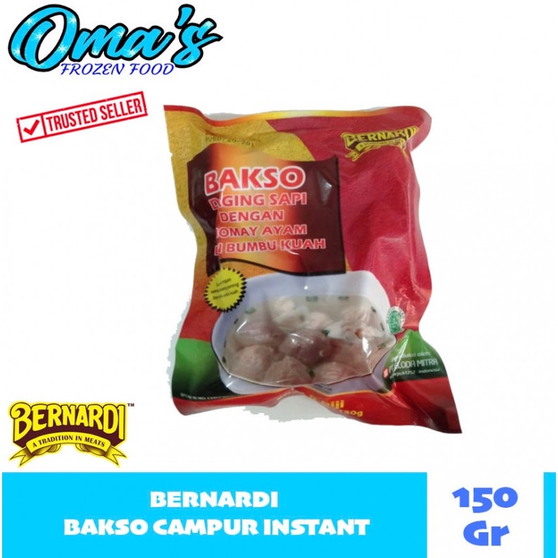 

BERNARDI BAKSO INSTANT CAMPUR ISI 8 PCS 150 GR