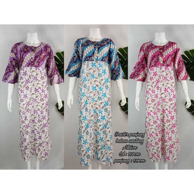 Daster batik solo panjang daster panjang batik solo