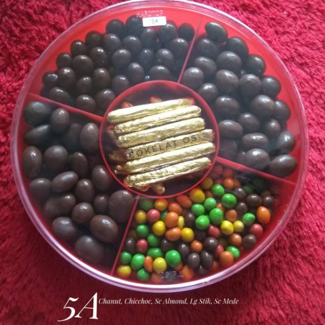 

Paket coklat 5 sekat