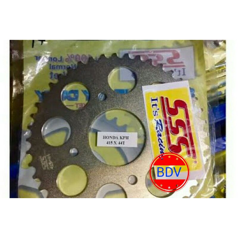Gear/ Gir Belakang SSS 415 Karisma (KPH), Supra125, Blade 415 X 32T,33T,34T,35T,36T, 37T, 38T - 45T