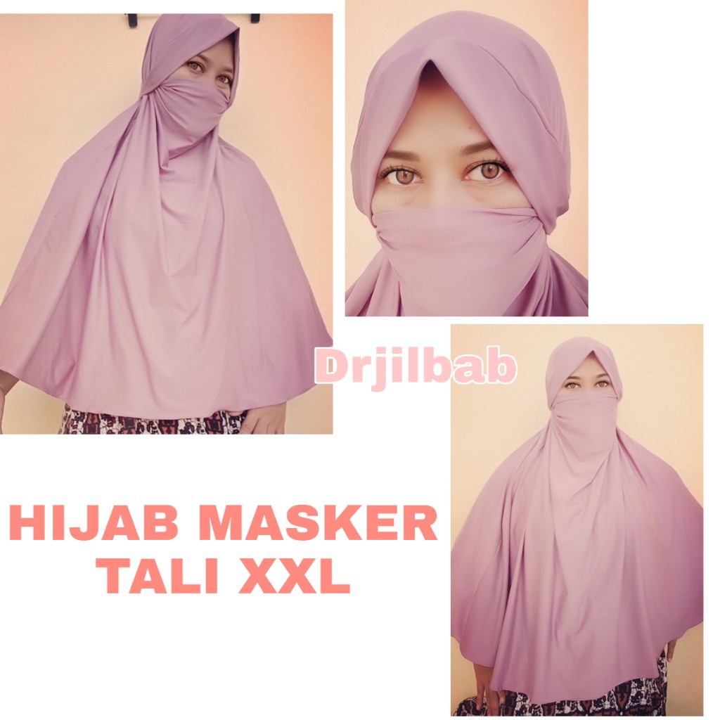 HIJAB TALI MASKER XXL JERSEY JOYA PREMIUM