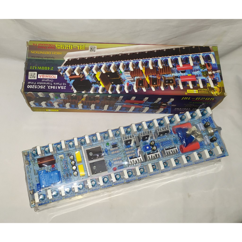 KIT POWER AMPLIFIER JBL-6295 TR TOSHIBA ORI 2400W Super Driver Professional PA Type JBL-6295