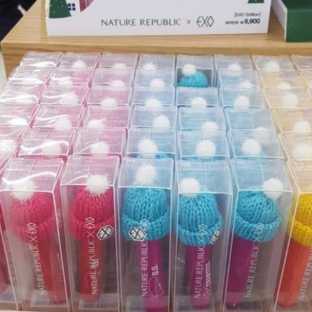 LIPTINT NATREP EXO & PHOTOCARD EXO